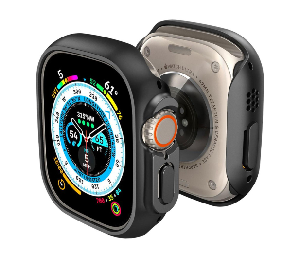 Spigen Thin Fit Apple Watch Ultra 1 / 2 (49 Mm) Black - 1346681 - zdjęcie